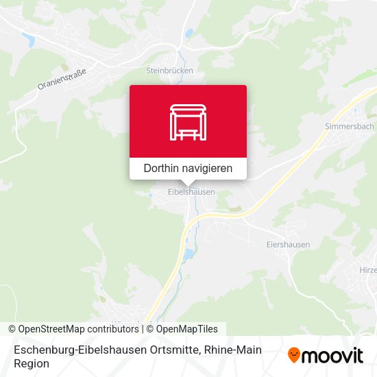 Eschenburg-Eibelshausen Ortsmitte Karte
