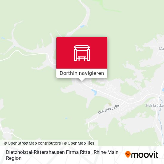 Dietzhölztal-Rittershausen Firma Rittal Karte