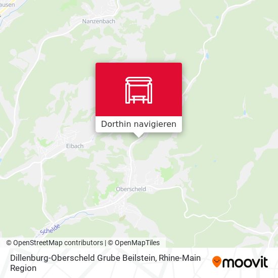 Dillenburg-Oberscheld Grube Beilstein Karte