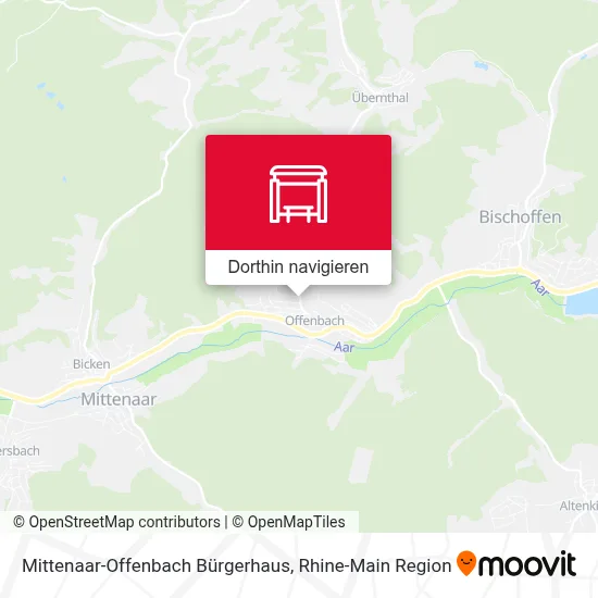 Mittenaar-Offenbach Bürgerhaus Karte