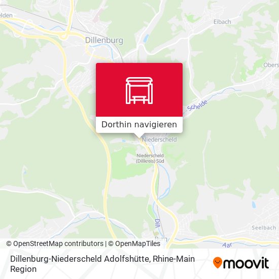 Dillenburg-Niederscheld Adolfshütte Karte