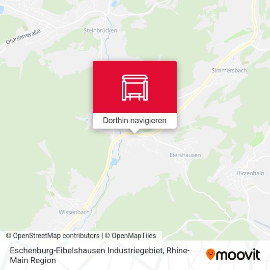 Eschenburg-Eibelshausen Industriegebiet Karte