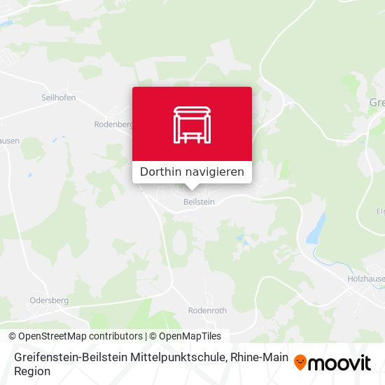 Greifenstein-Beilstein Mittelpunktschule Karte