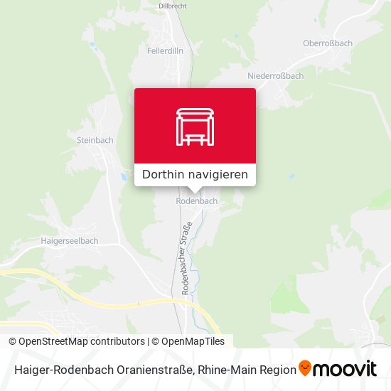 Haiger-Rodenbach Oranienstraße Karte