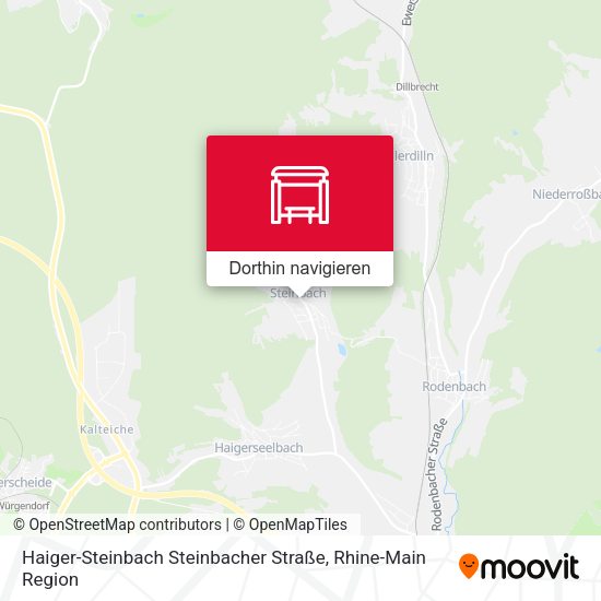 Haiger-Steinbach Steinbacher Straße Karte