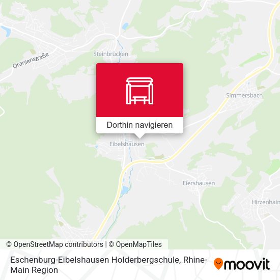 Eschenburg-Eibelshausen Holderbergschule Karte