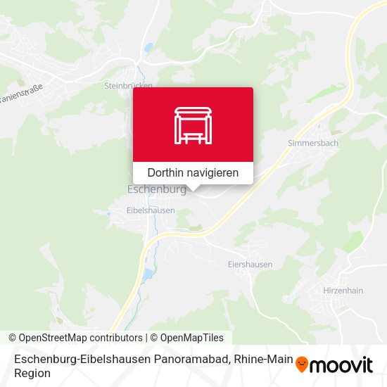Eschenburg-Eibelshausen Panoramabad Karte