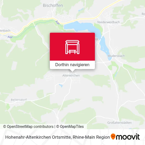 Hohenahr-Altenkirchen Ortsmitte Karte