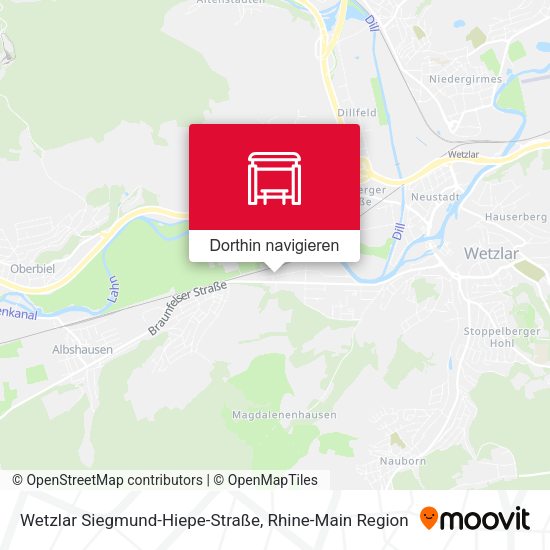 Wetzlar Siegmund-Hiepe-Straße Karte