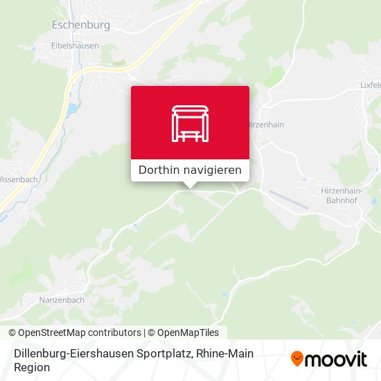 Dillenburg-Eiershausen Sportplatz Karte