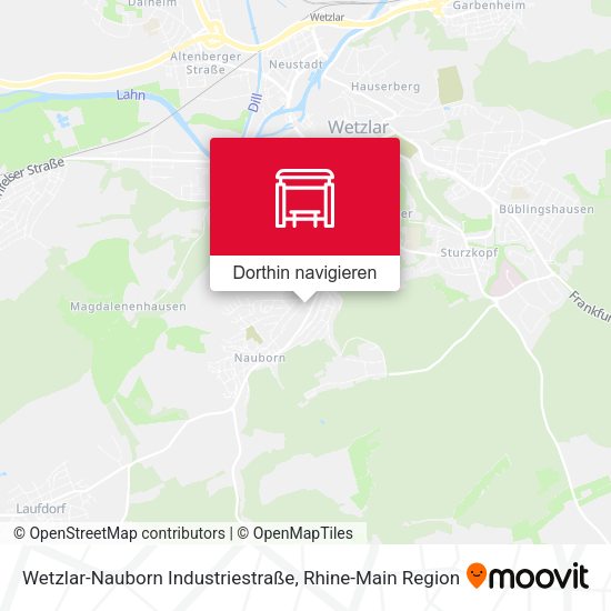 Wetzlar-Nauborn Industriestraße Karte