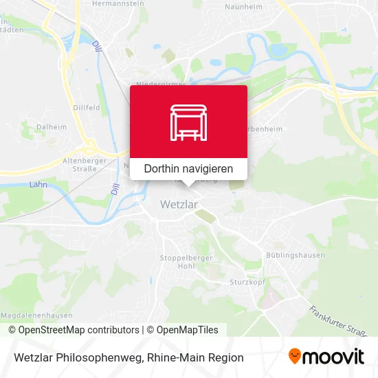 Wetzlar Philosophenweg Karte