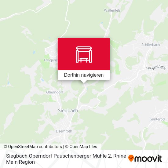 Siegbach-Oberndorf Pauschenberger Mühle 2 Karte