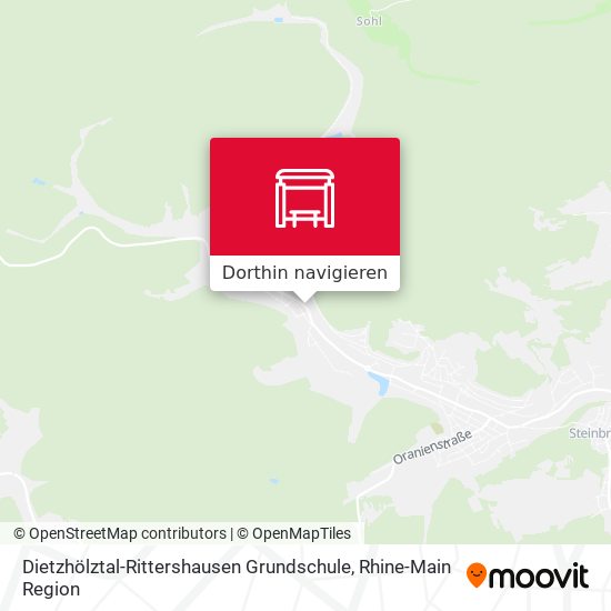 Dietzhölztal-Rittershausen Grundschule Karte