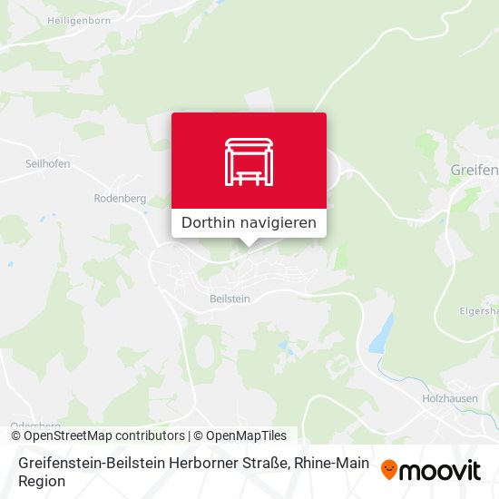 Greifenstein-Beilstein Herborner Straße Karte