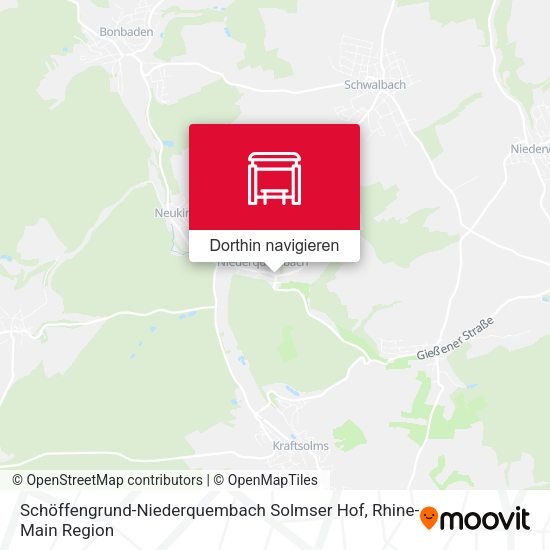 Schöffengrund-Niederquembach Solmser Hof Karte