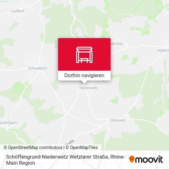 Schöffengrund-Niederwetz Wetzlarer Straße Karte