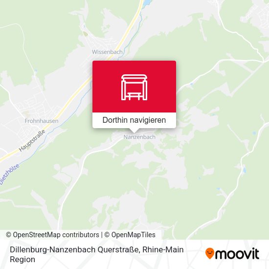 Dillenburg-Nanzenbach Querstraße Karte