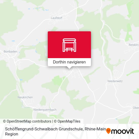Schöffengrund-Schwalbach Grundschule Karte