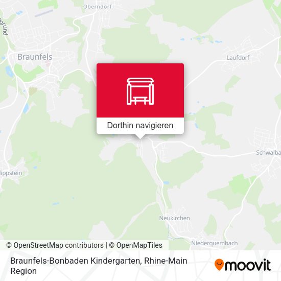 Braunfels-Bonbaden Kindergarten Karte