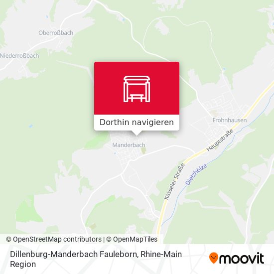 Dillenburg-Manderbach Fauleborn Karte