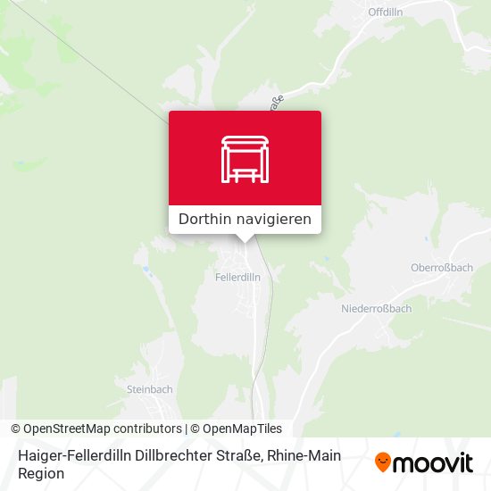 Haiger-Fellerdilln Dillbrechter Straße Karte