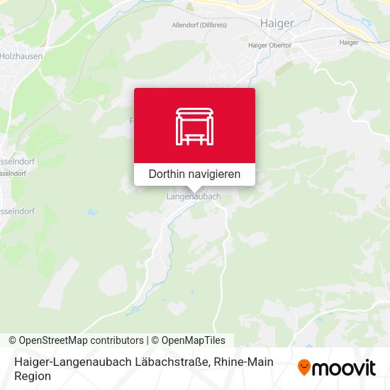 Haiger-Langenaubach Läbachstraße Karte