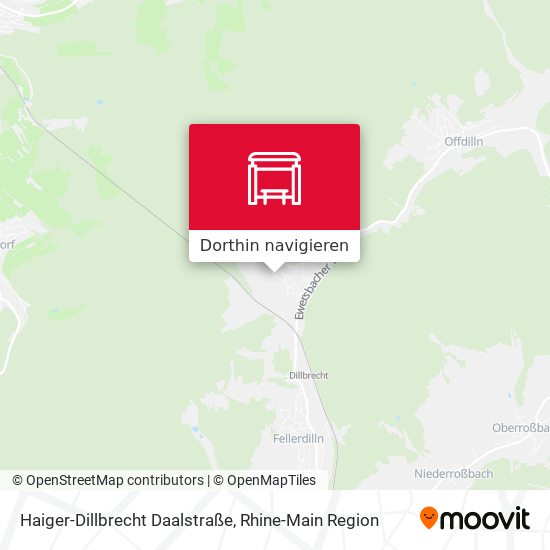 Haiger-Dillbrecht Daalstraße Karte