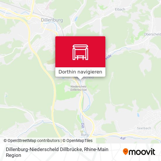 Dillenburg-Niederscheld Dillbrücke Karte
