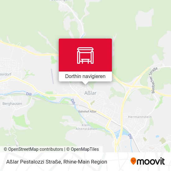 Aßlar Pestalozzi Straße Karte