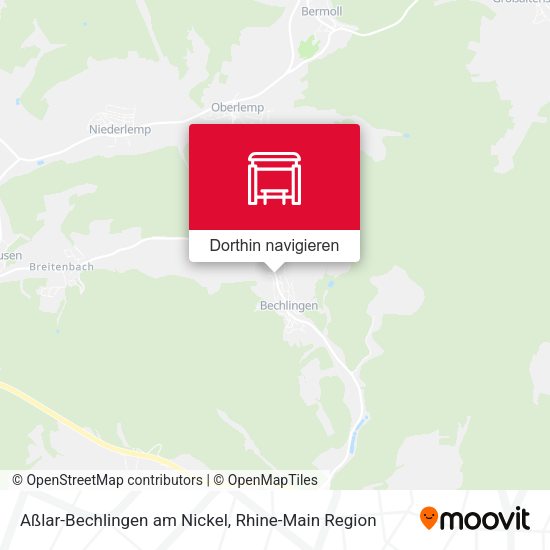 Aßlar-Bechlingen am Nickel Karte