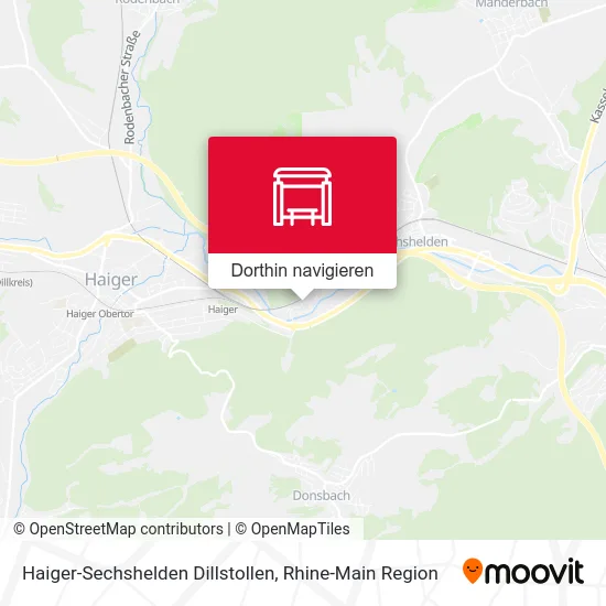 Haiger-Sechshelden Dillstollen Karte