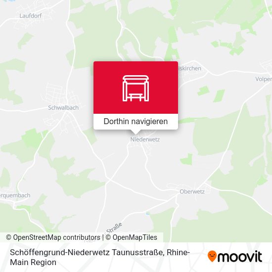 Schöffengrund-Niederwetz Taunusstraße Karte