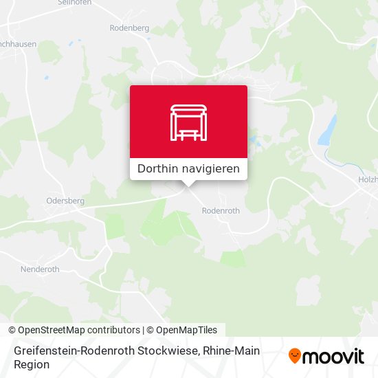 Greifenstein-Rodenroth Stockwiese Karte