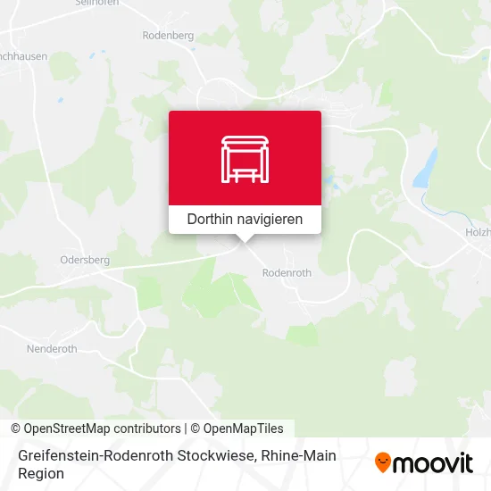 Greifenstein-Rodenroth Stockwiese Karte