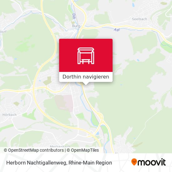 Herborn Nachtigallenweg Karte