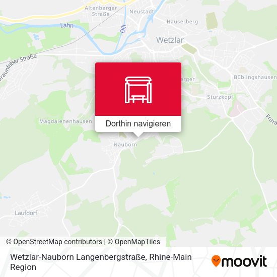 Wetzlar-Nauborn Langenbergstraße Karte
