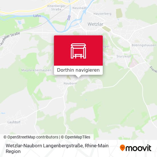 Wetzlar-Nauborn Langenbergstraße Karte