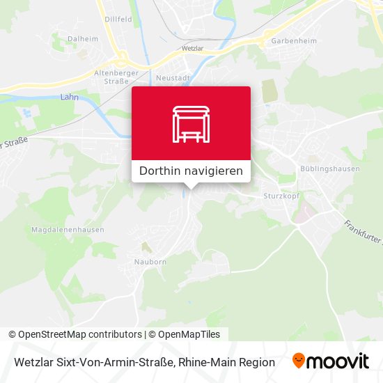 Wetzlar Sixt-Von-Armin-Straße Karte