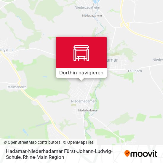 Hadamar-Niederhadamar Fürst-Johann-Ludwig-Schule Karte
