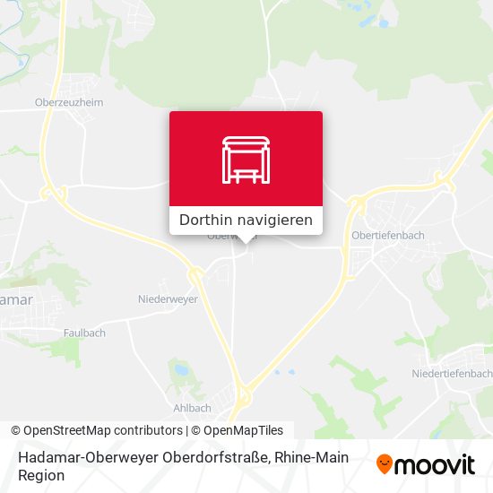 Hadamar-Oberweyer Oberdorfstraße Karte