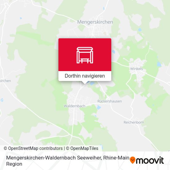 Mengerskirchen-Waldernbach Seeweiher Karte