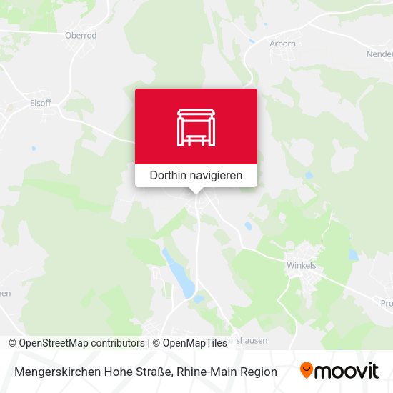 Mengerskirchen Hohe Straße Karte
