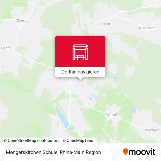 Mengerskirchen Schule Karte