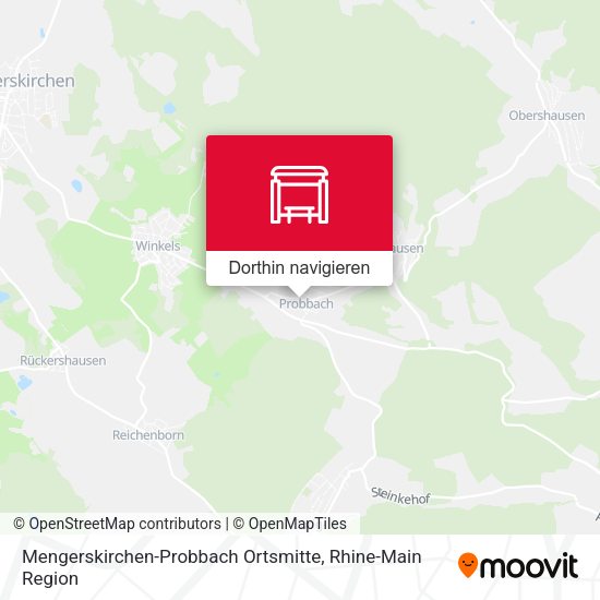 Mengerskirchen-Probbach Ortsmitte Karte