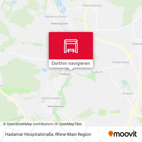 Hadamar Hospitalstraße Karte