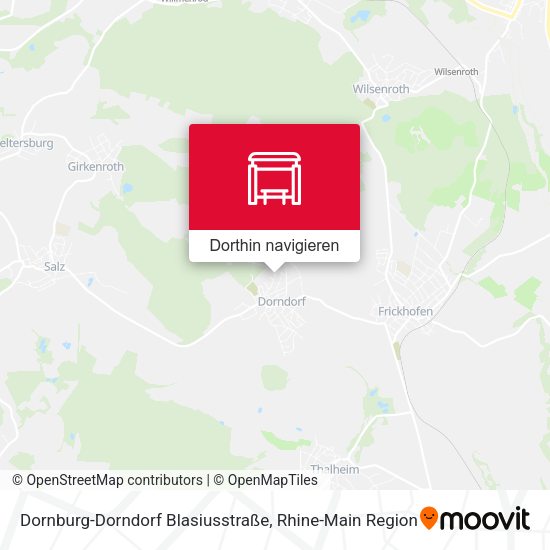 Dornburg-Dorndorf Blasiusstraße Karte