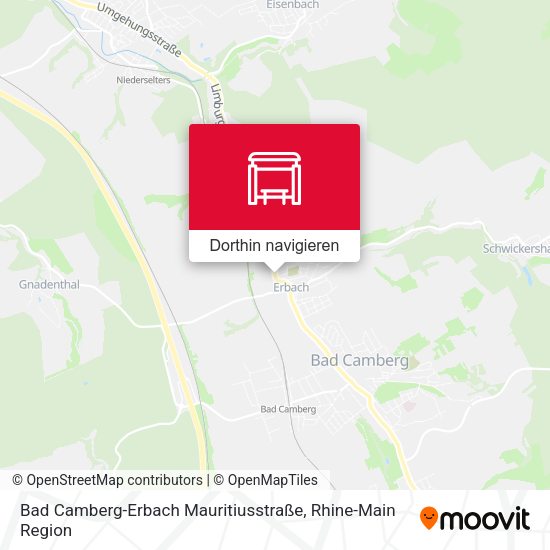 Bad Camberg-Erbach Mauritiusstraße Karte