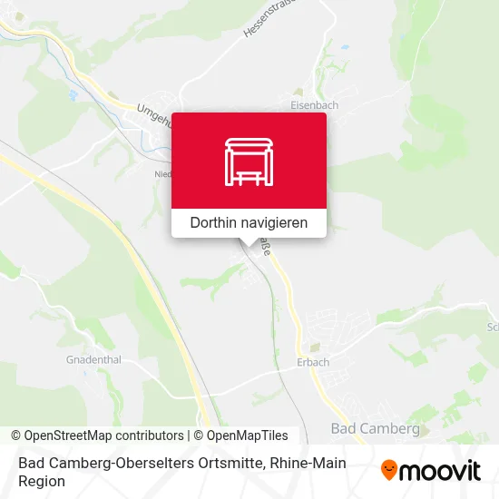 Bad Camberg-Oberselters Ortsmitte Karte