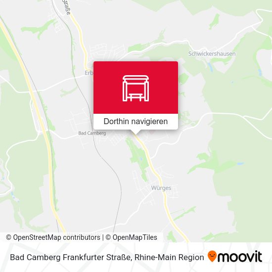 Bad Camberg Frankfurter Straße Karte